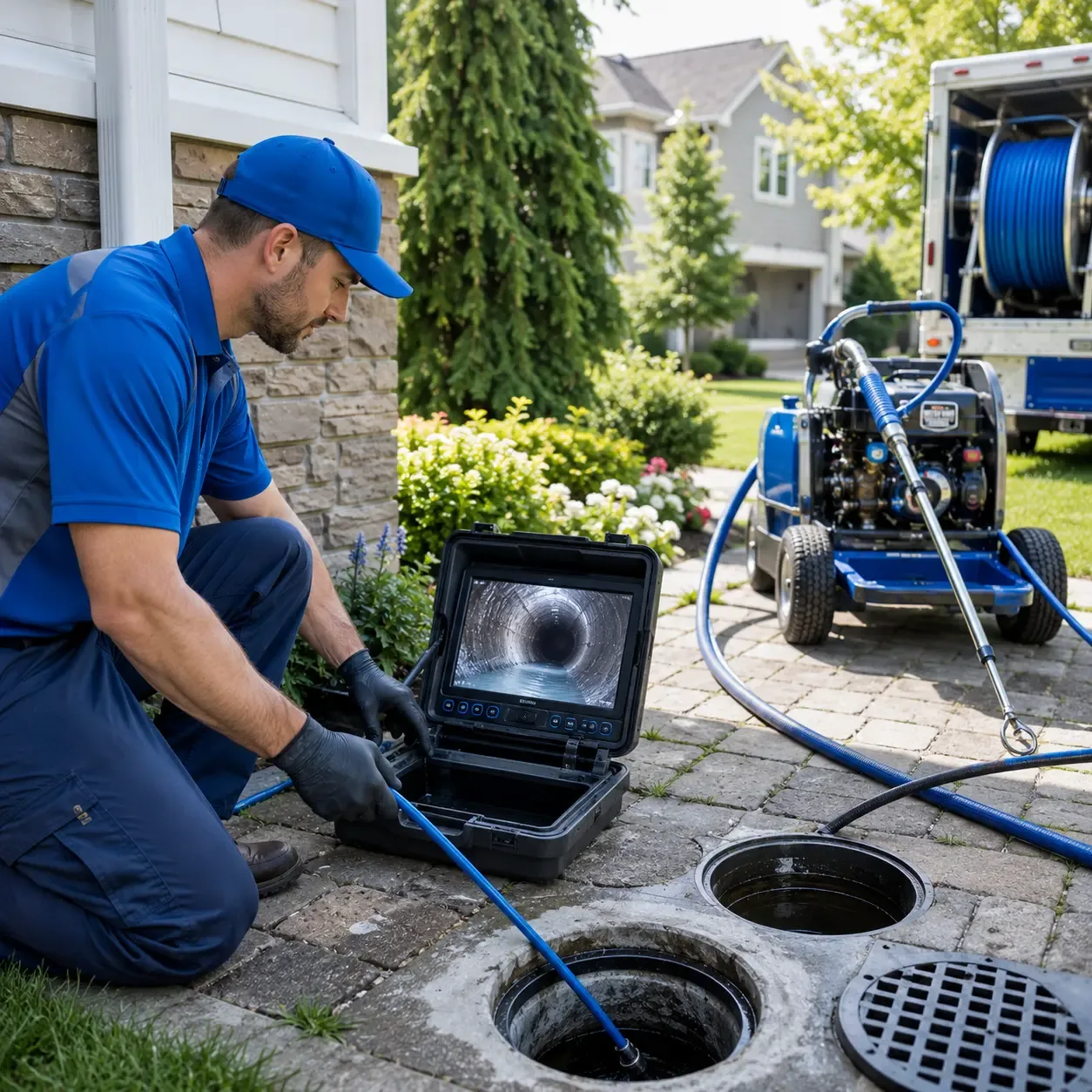 Outdoor drain cleaning professionals serving Webster, WI