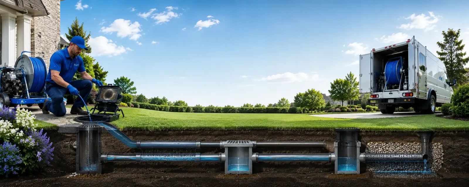 Outdoor drain cleaning information for Webster, WI